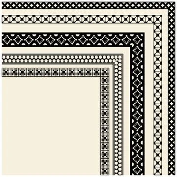 Vector frame elements Illustrazione stock