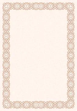 Vector frame with floral ornament Stock Illustration