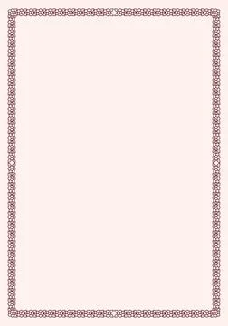 Vector frame with flowers Stock Illustration