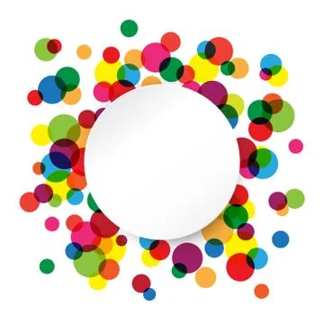 Vector frame in grunge style on white background Stock Illustration