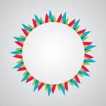 Vector frame label vintage Stock Illustration