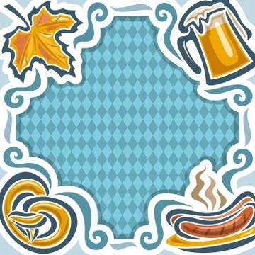 Vector frame for Oktoberfest Stock Illustration