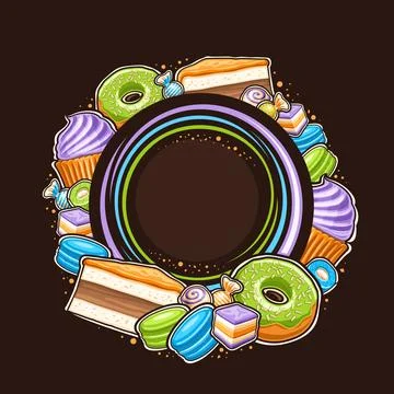 Vector frame for Patisserie Stock Illustration