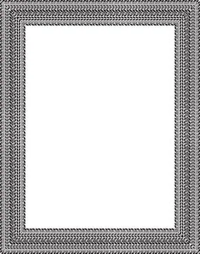 Vector frame in tire traces style Stock-Illustration