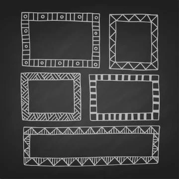 Vector frames Stock Illustration