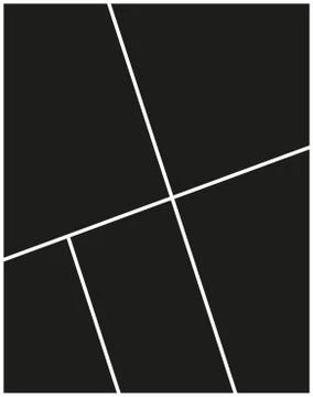 Vector frames photo collage Illustrazione stock