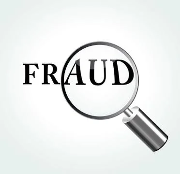 Vector fraud theme illustration Stock Illustration