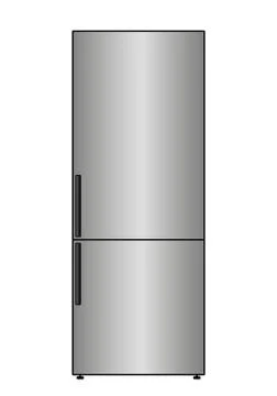 Vector Fridge dual-chamber Stock Illustration