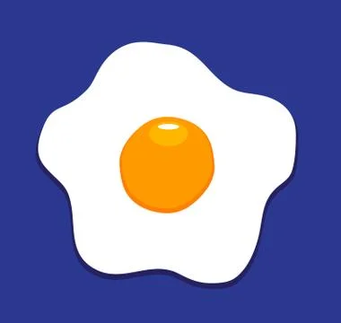 Vector Fried Egg Stock Illustration