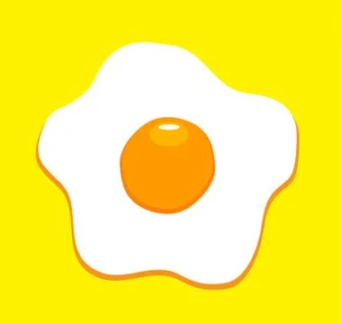 Vector Fried Egg Stock Illustration