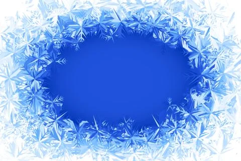Vector frost frame Stock-Illustration