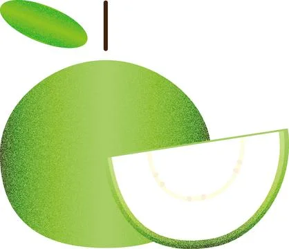 Vector fruit Guava cartoon vector illustration isolated object Stock Illustration