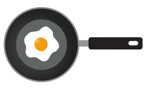 Vector frying pan Stock Illustration