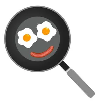 Vector frying pan Stock-Illustration