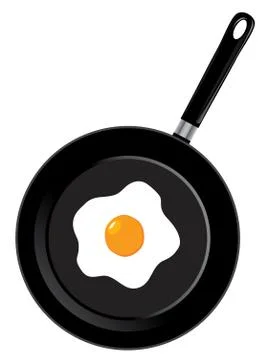Vector frying pan Stock Illustration