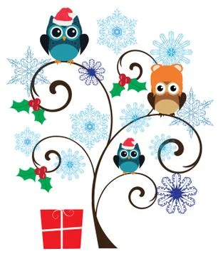 Vector Fun Owl Stock-Illustration