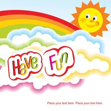 Vector fun summer Stock Illustration