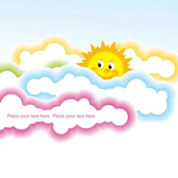 Vector fun summer Stock Illustration