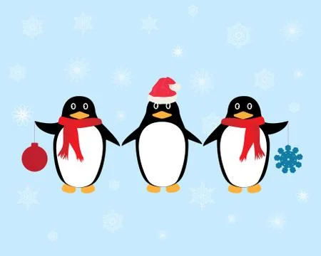Vector Funny Penguin Stock Illustration