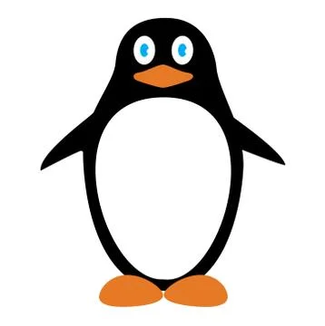 Vector Funny Penguin Stock Illustration