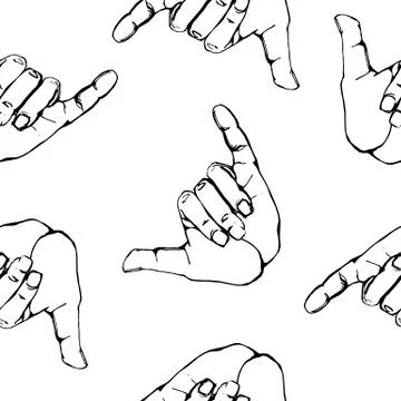 Vector funny seamless pattern Stock Illustration