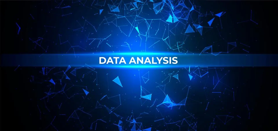 Vector futuristic technology background. Big data analysis Stock Illustration