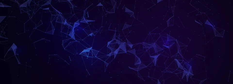 Vector futuristic technology background. Digital network concept. Big data .. Stock Illustration