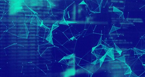 Vector futuristic technology background. Digital network concept Stock Illustration