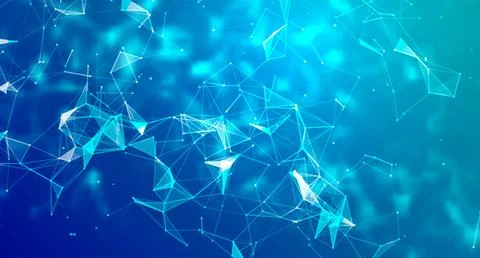 Vector futuristic technology background. Digital network concept. Big data .. Stock Illustration