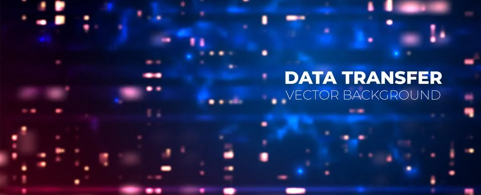 Vector futuristic technology background. Digital network concept. Data tran.. Stock Illustration