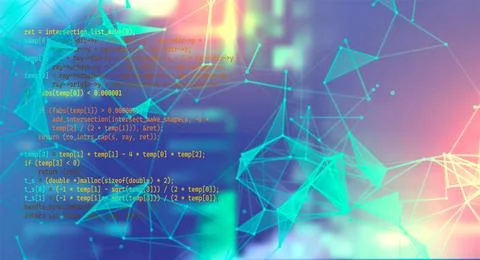 Vector futuristic technology background. Digital network concept Stock Illustration