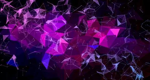 Vector futuristic technology background. Digital network concept. Big data .. Stock Illustration