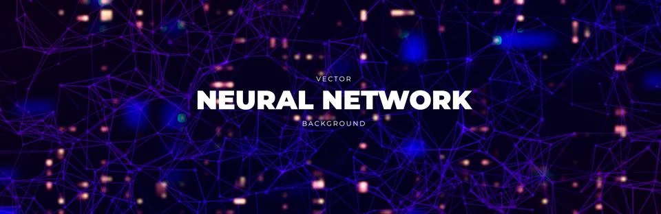 Vector futuristic technology background. Digital network concept Stock Illustration