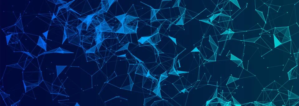 Vector futuristic technology background. Digital network concept. Stock Illustration