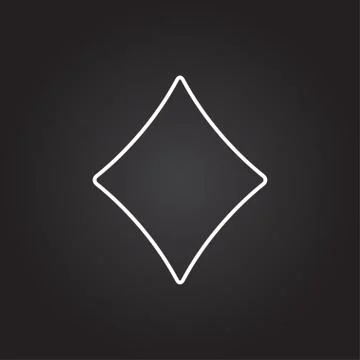 Vector game rhombus icon Stock Illustration
