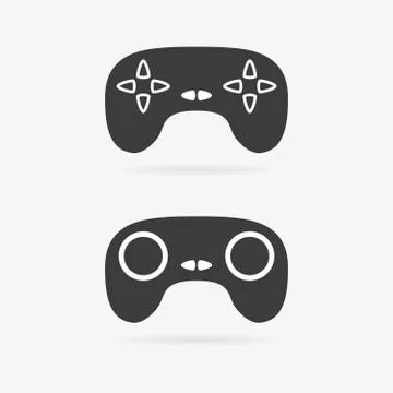 Vector gamepad set Stock Illustration