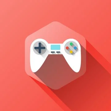 Vector gamepad symbol design Illustrazione stock