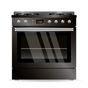 Vector gas oven Stock Illustration