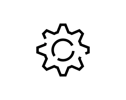 Vector gear icon. Cogwheel, cog wheel, industry. Premium quality graphic desi Stock Illustration