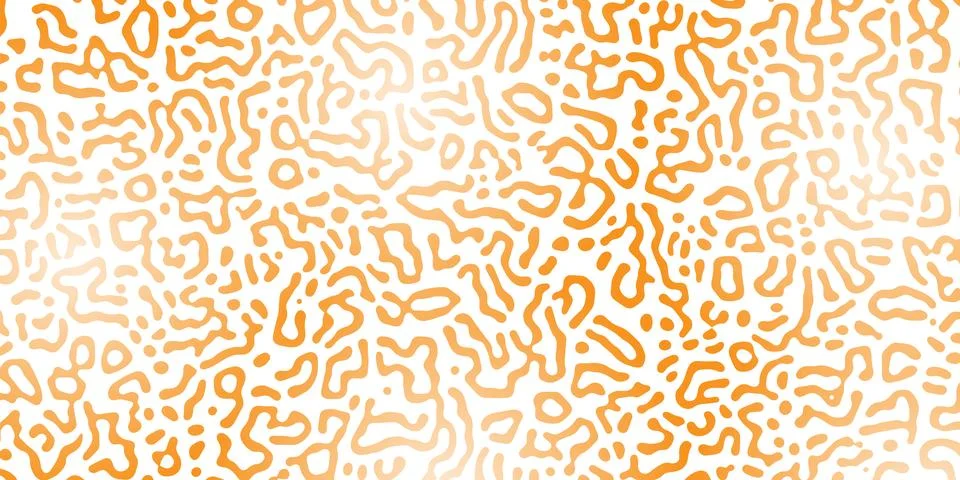 Vector Generative algorithm psychedelic background. Reaction-diffusion or tur Stock Illustration