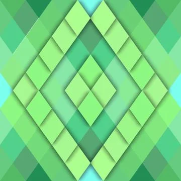 Vector geometric abstract background of rhombus shapes Stock Illustration