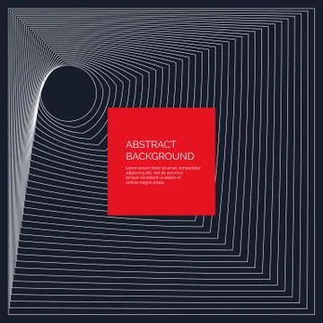 Vector geometric abstract background with white straight lines Stock Illustration