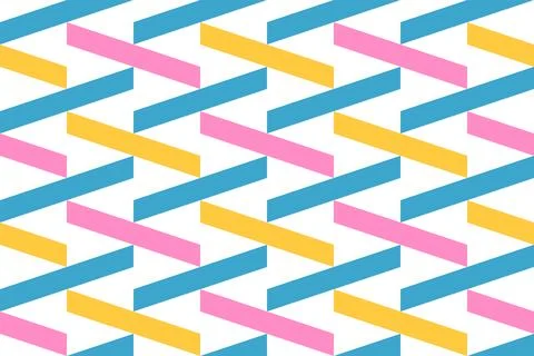 Vector geometric abstract seamless pattern. Modern vector seamless patterns.. Stock Illustration