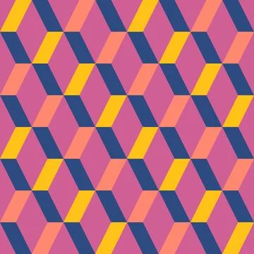 Vector geometric abstract seamless pattern. Modern vector seamless patterns.. イラスト素材