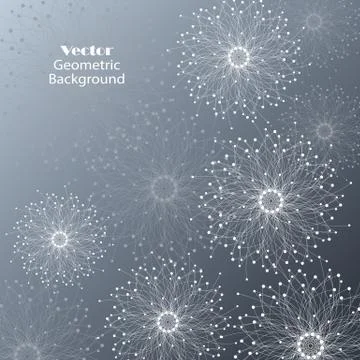 Vector geometric background Stock Illustration