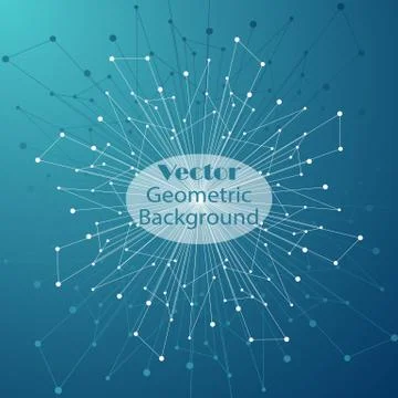 Vector geometric background Illustrazione stock