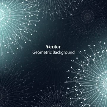 Vector geometric background Stock Illustration