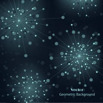 Vector geometric background Stock Illustration