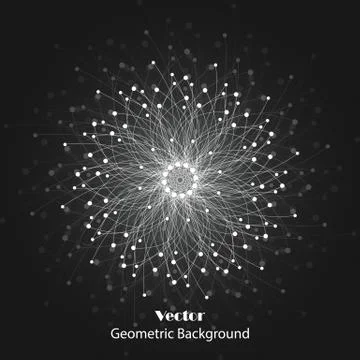 Vector geometric background Stock Illustration