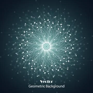 Vector geometric background Stock Illustration